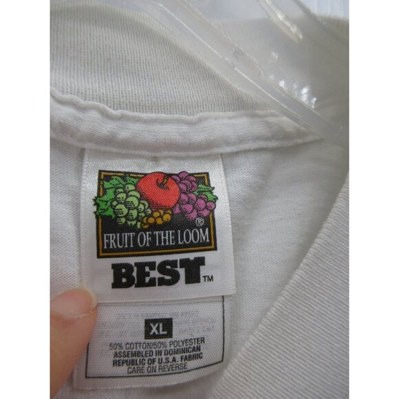 VINTAGE Jeff Gordon Shirt XL NASCAR Racing Fruit Of The Loom 90s Tee * - Picture 15 of 16